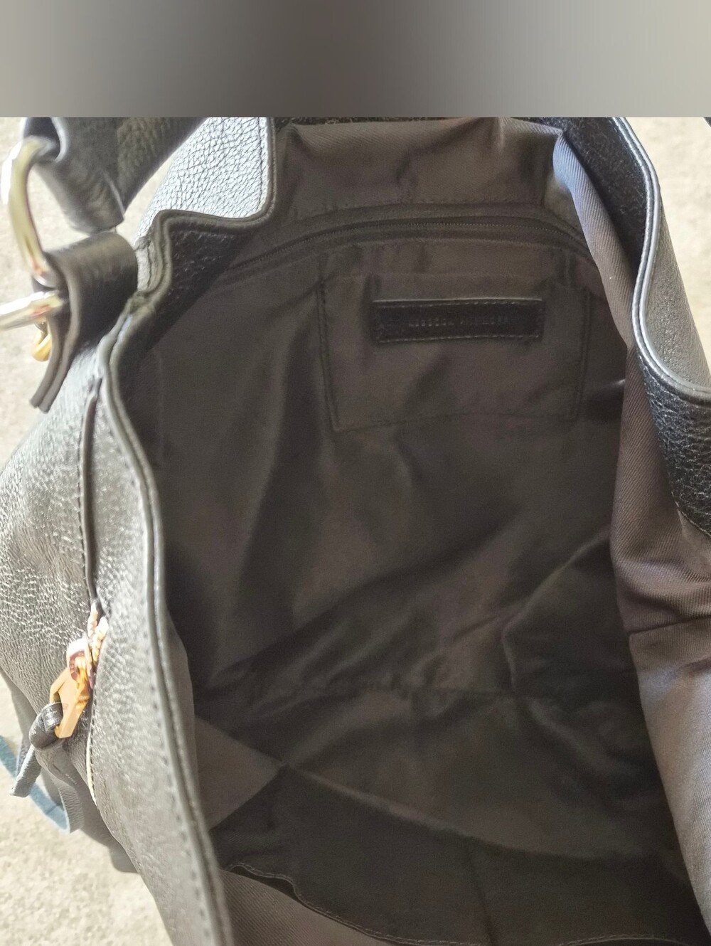 Rebecca Minkoff Moto Leather, Double Zip Hobo Shoulder Bag - Picture 4 of 11